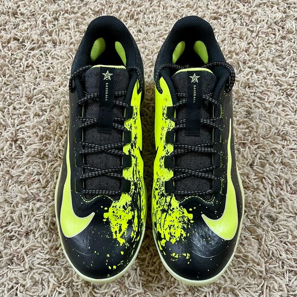Nike Alpha Huarache NXT MCS Baseball Cleats Black/Life Lime FV6092-001 Men’s 8.5 - Picture 7 of 16